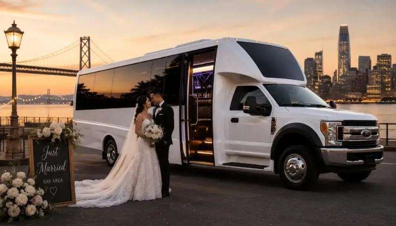 Wedding limousine detail